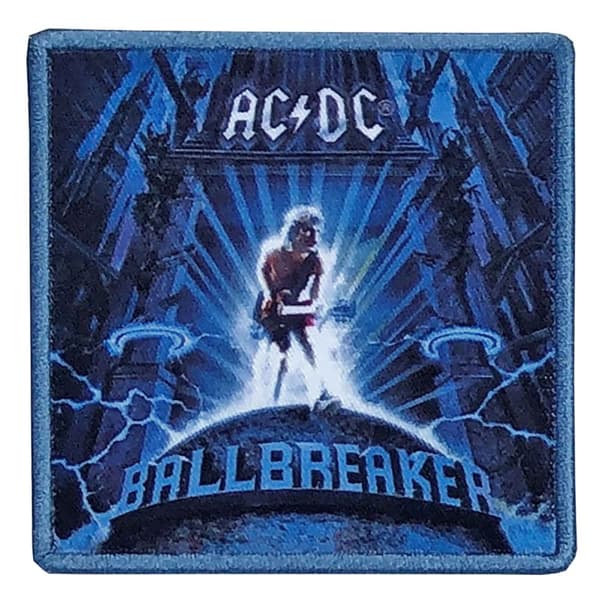 AC/DC Patch Ballbreaker Band Logo Official Blue Tek Beden