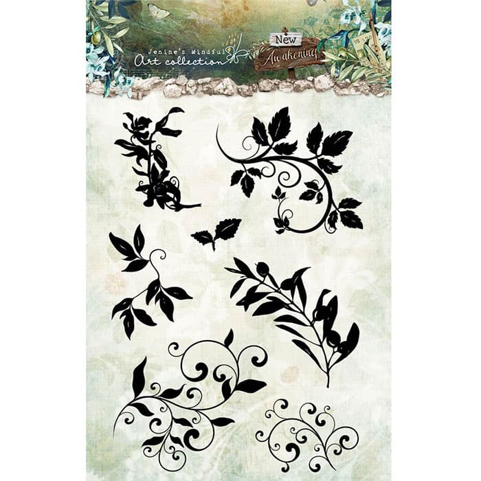 Clearstamps Studio Light - Leaves & Swirls nr. 21