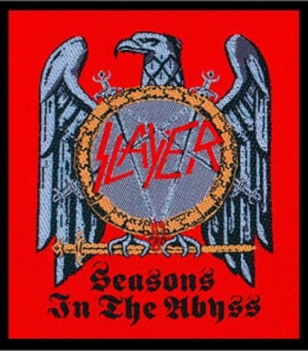 Slayer Patch Seasons Of The Abyss Eagle Logo Official woven (10cm x 10cm) One Size