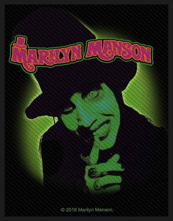 Marilyn Manson Patch Smells Like Children Official Woven (10cm x 10cm) Accessory Size