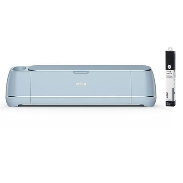 Cricut Maker 3 skärmaskin + svart glitter påstrykningsflex 91 x 33 cm