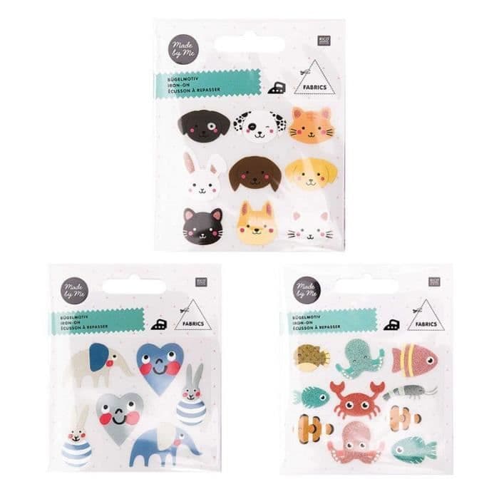 Strykplåster för barn - Undervattensliv + Baby Boy + Husdjur