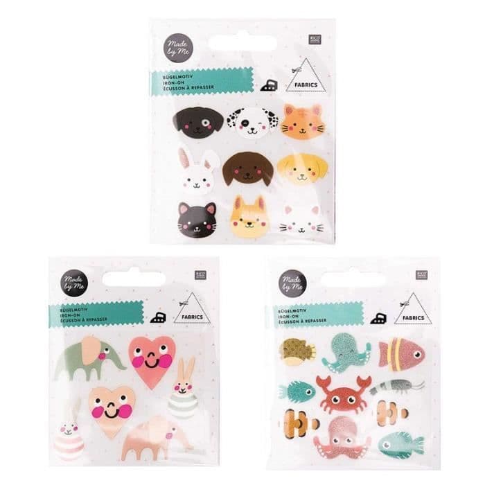 Strykplåster för barn - Undervattensliv + Baby Girl + Husdjur