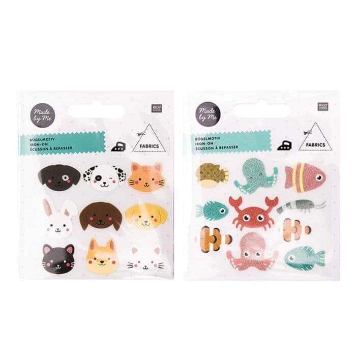 Strykplåster för barn - Undervattensliv + Husdjur