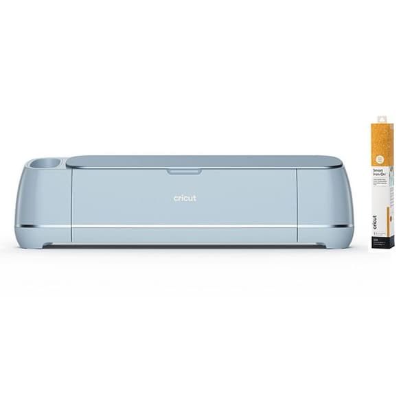 Cricut Maker 3 skärmaskin + glitter guld påstrykningsflex 91 x 33 cm
