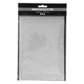Miniatyrbild 2 av 3: Glittersilver strykpapper - 14,8 x 21 cm