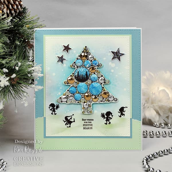 Clearstamps Woodware - Big Bubble Christmas Tree