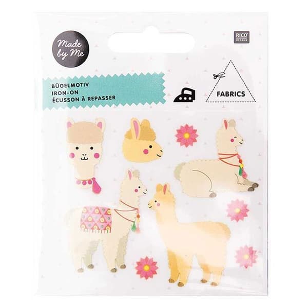 Värmeöverföringsmärken - Alpaca - 9 st - Textil anpassning - Lätt att använda - Unikt mönster