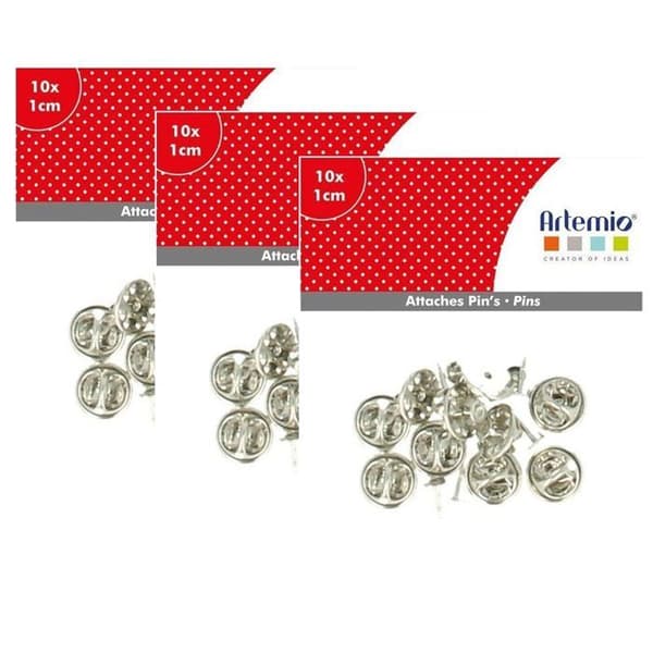 30 metallstiftklämmor