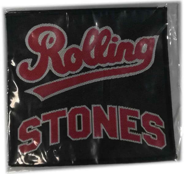 The Rolling Stones Patch Team Band Logo Official 10 cm x 10 cm Accessory Size