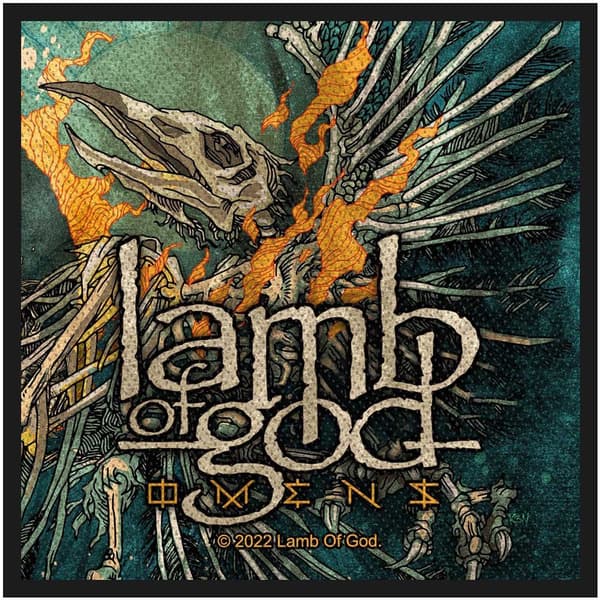 Lamb Of God Standard Patch: Omens