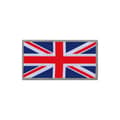 Miniatyrbild 1 av 3: England Flagga självhäftande lapp, broderi klistermärke, 8 x 4,6 cm