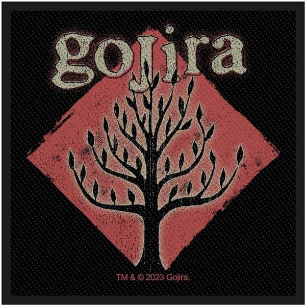 Gojira Standard Woven Patch: Tree Of Life
