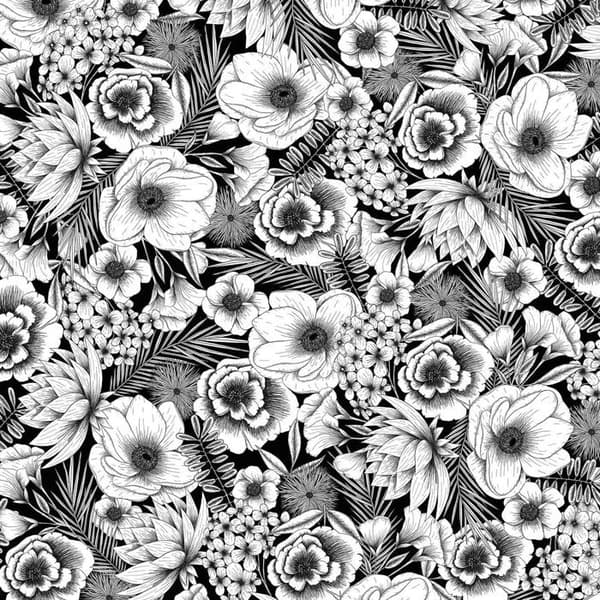 6 överföringsblad - Blommor - Cricut