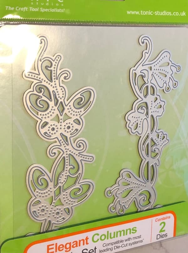 2 dies stansar hör i ett set scrapbooking