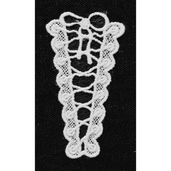Termotransfer laces spets 10x6cm
