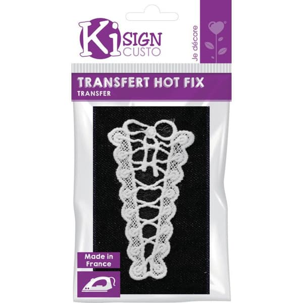 Termotransfer laces spets 10x6cm