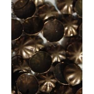 48 Iron-on Brons Metal Nails - Ki Sign 5 mm