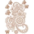 Miniatyrbild 2 av 2: Överföringsfolie Arabesque i koppar A4