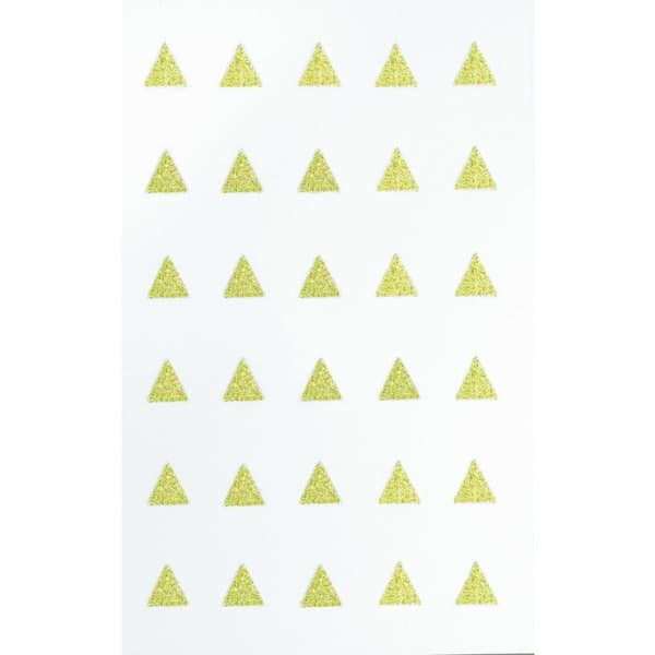 Överföring av termoklädsel - MegaCrea - Triangel - Guld - 1 cm - Textilpersonalisation