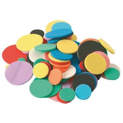 Diverse gummibricka - påse med 200 st