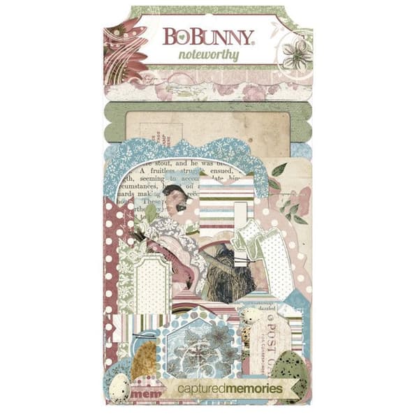 Die Cut formad pappersutskärning Noteworthy Garden Journal