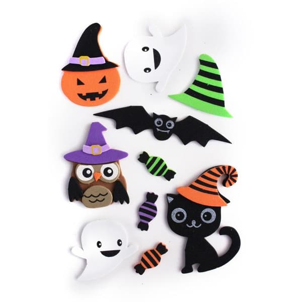 Halloween skum klistermärken 10 stycken