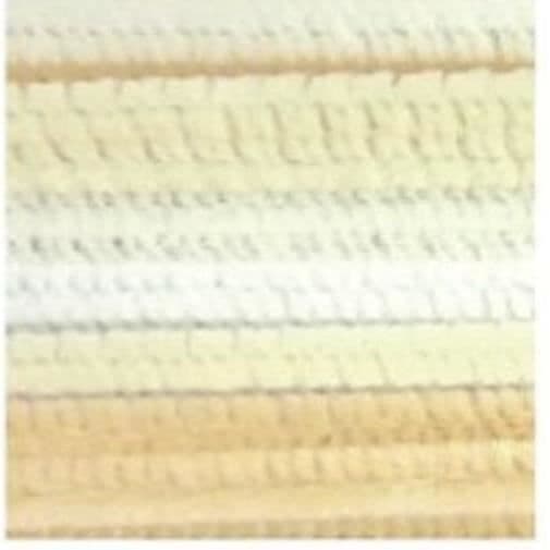 20 Chenille trådar 6 mm - Camaieu Beige
