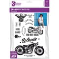 Miniatyrbild 1 av 2: Överföring Thermocollant Biker Svart A4