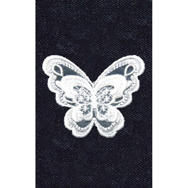 Transfer thermocollant spets fjäril nr 1 8x8 cm