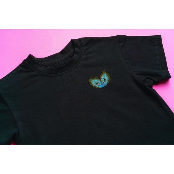 Ecusson - Ki Sign - Plume - Thermocollant - 7x11 cm - Spets
