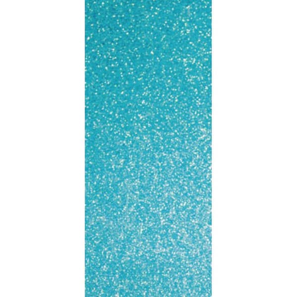 Glittering blue värmebärande tyg