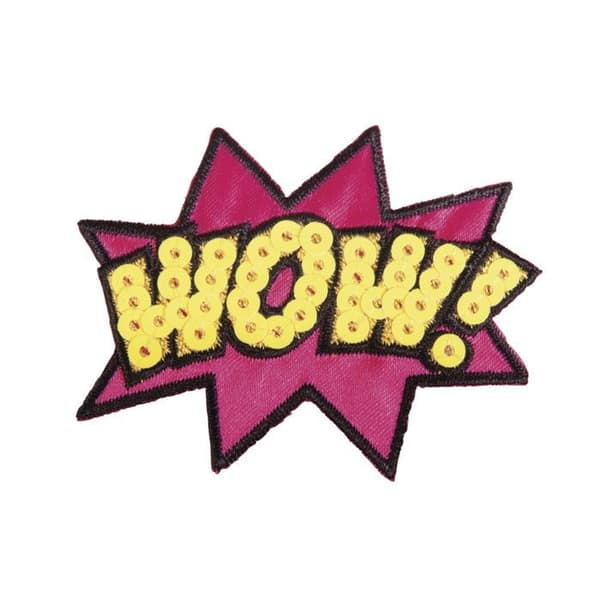 Patch thermocollant Wow! 6,5cm 1 styck