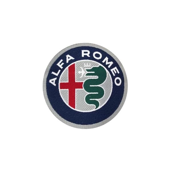 Självhäftande lapp - Alfa Romeo - Logotyp - 50 mm - Officiell produkt - 3M lim