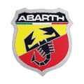 Miniatyrbild 1 av 4: Officiell Abarth självhäftande lapp, logotyp, 74 x 80 mm