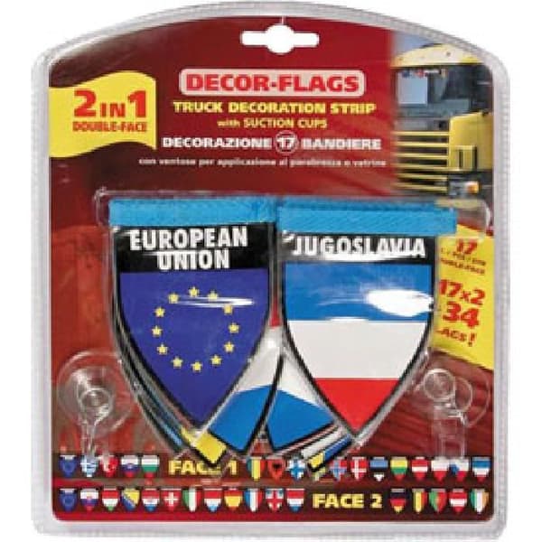 Inredning Badge 34 länder LAMPA