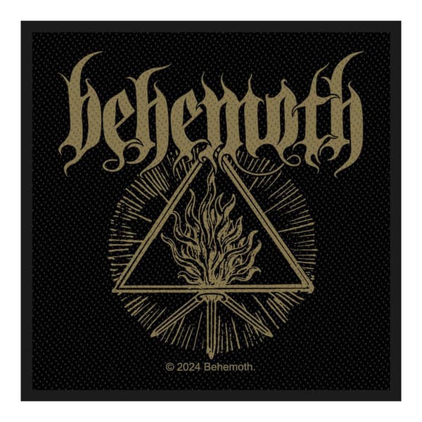 Behemoth The Satanist Woven Patch Accessory Size