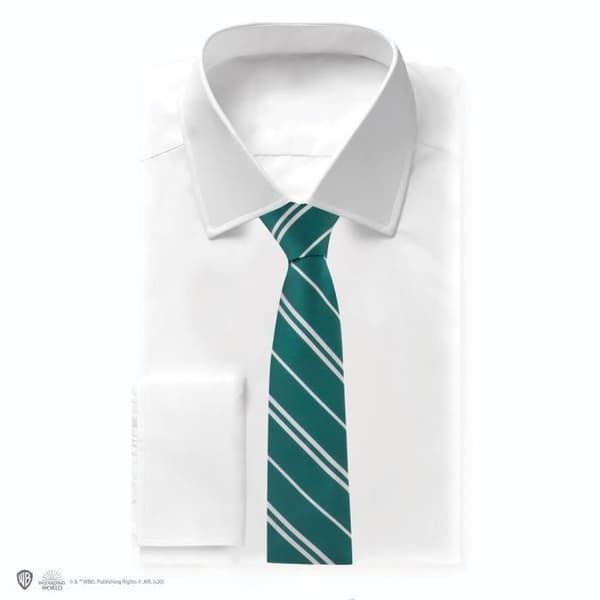 Harry Potter Cinereplicas - Vuxna - Slytherin Tie - Woven Crest