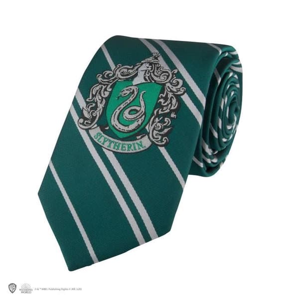 Harry Potter Cinereplicas - Vuxna - Slytherin Tie - Woven Crest