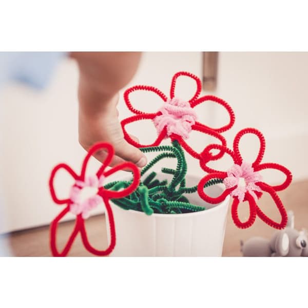 Sachet med svarta maskar - APLI - 30 cm - Idealisk för barn - Stimulerar kreativitet - Mixad