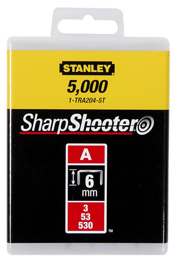 TRA205T1 Niittityyppi A, 3/53/530, 8 mm, 1000 kappaletta, Stanley 1-TRA205T