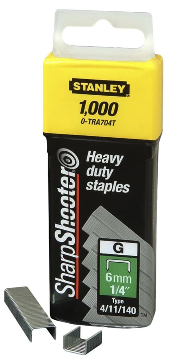 TRA706T1 Klammer type G, 4/11/140, 10 mm, 1000 stk., Stanley 1-TRA706T