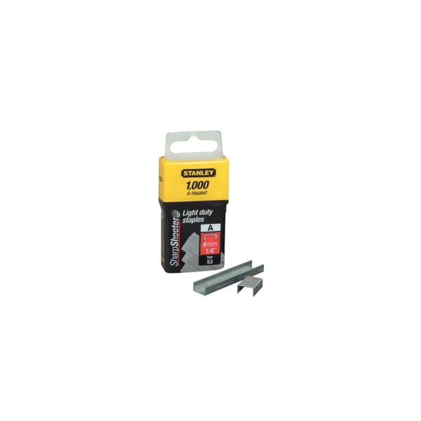 TRA209T1 Hæfteklammer type A, 3/53/530, 14 mm, 1000 stk., Stanley 1-TRA209T