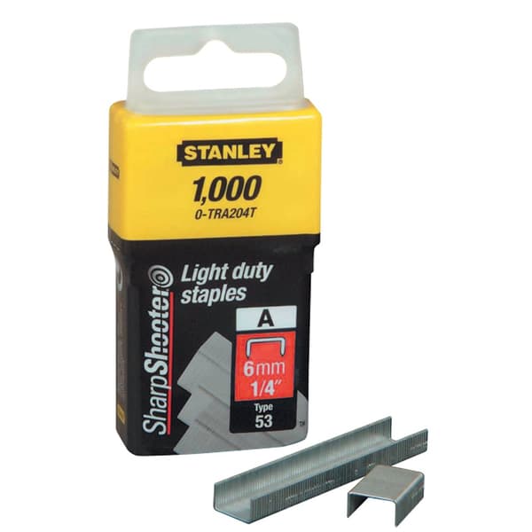 TRA209T1 Hæfteklammer type A, 3/53/530, 14 mm, 1000 stk., Stanley 1-TRA209T