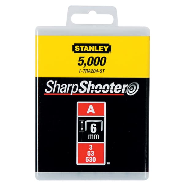 TRA209T1 Hæfteklammer type A, 3/53/530, 14 mm, 1000 stk., Stanley 1-TRA209T
