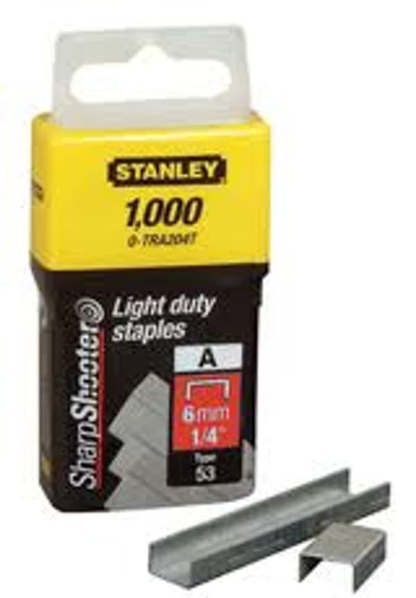 TRA209T1 Hæfteklammer type A, 3/53/530, 14 mm, 1000 stk., Stanley 1-TRA209T