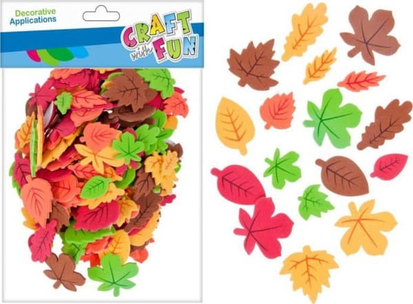 Gör det med roligt - EVA LISCJ2 - CF DEK EVA DÉKORATION HÖST FOAF 180PCS12/288