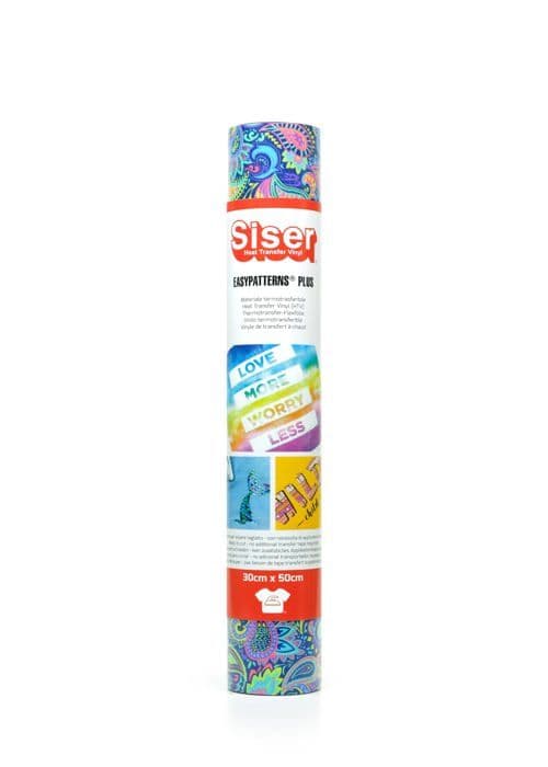 Siser ® Easypatterns® Plus Pasley Party värmeöverföringsvinyl för att anpassa textilier 30 cm x 0,5 m