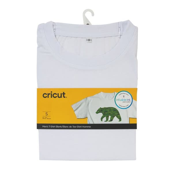 T-shirt Man att anpassa Vit S - Cricut