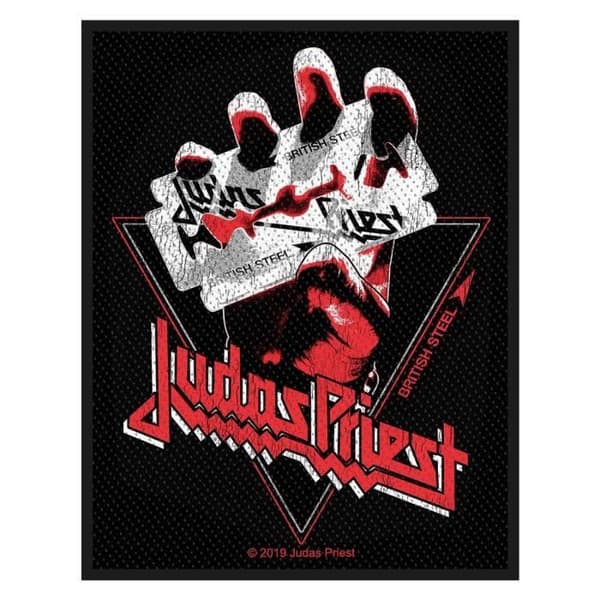 Judas Priest Patch British Steel Vintage 8 x 10 cm
